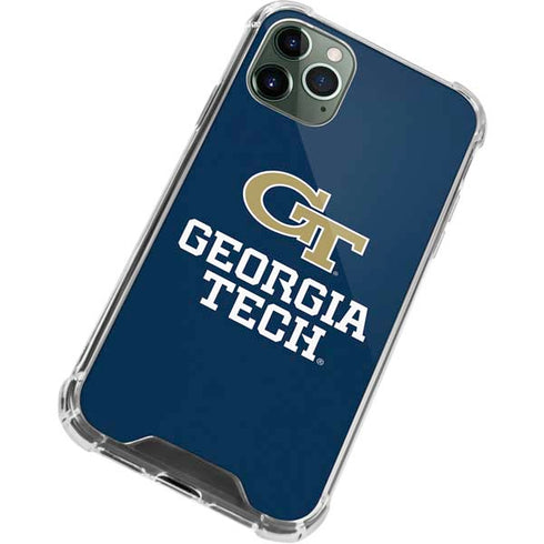 Georgia Institute of Technology GT Blue iPhone 12 Pro Max Clear Case