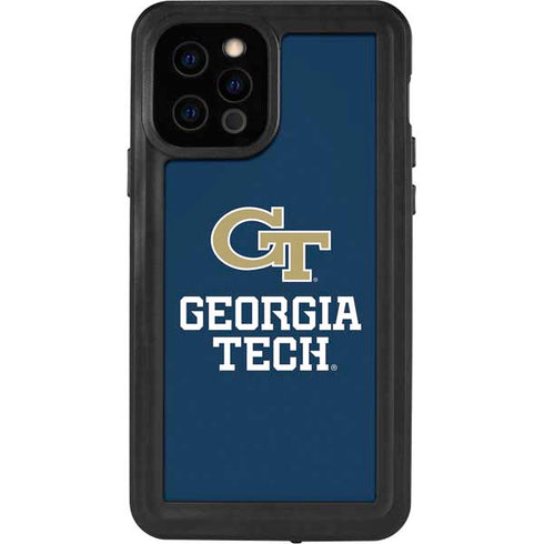 Georgia Institute of Technology GT Blue iPhone 12 Pro Waterproof Case