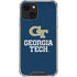 Georgia Institute of Technology GT Blue iPhone 13 Mini Clear Case