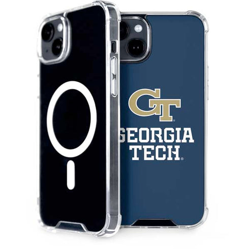 Georgia Institute of Technology GT Blue iPhone 15 Plus MagSafe Case