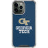 Georgia Institute of Technology GT Blue iPhone 14 Pro Max Clear Case