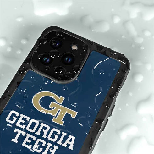 Georgia Institute of Technology GT Blue iPhone 14 Pro Max Waterproof Case