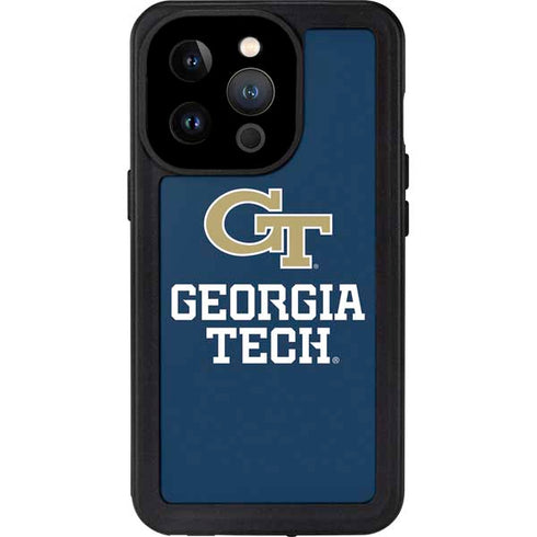 Georgia Institute of Technology GT Blue iPhone 14 Pro Waterproof Case