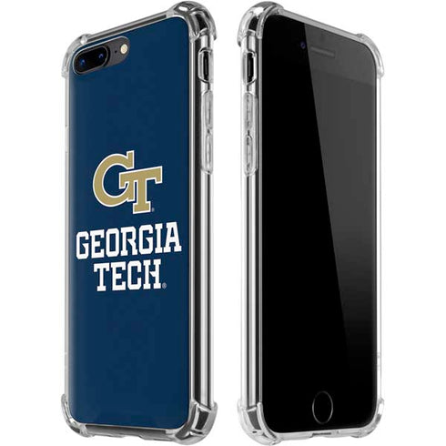 Georgia Institute of Technology GT Blue iPhone 7/8 Plus Clear Case