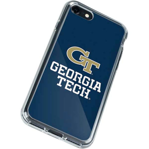 Georgia Institute of Technology GT Blue iPhone SE (2nd & 3rd Gen) Clear Case