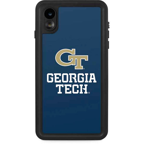 Georgia Institute of Technology GT Blue iPhone XR Waterproof Case