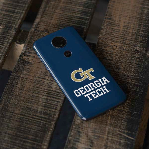 Georgia Institute of Technology GT Blue Moto E5 Plus Skin