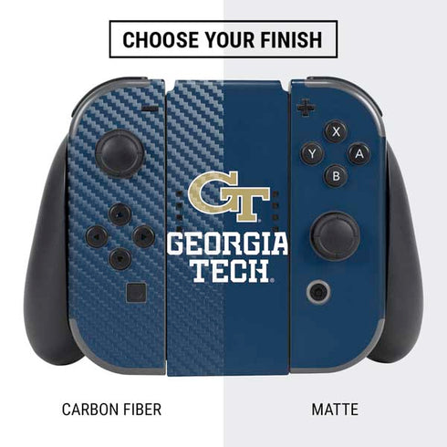Georgia Institute of Technology GT Blue Nintendo Switch Bundle Skin