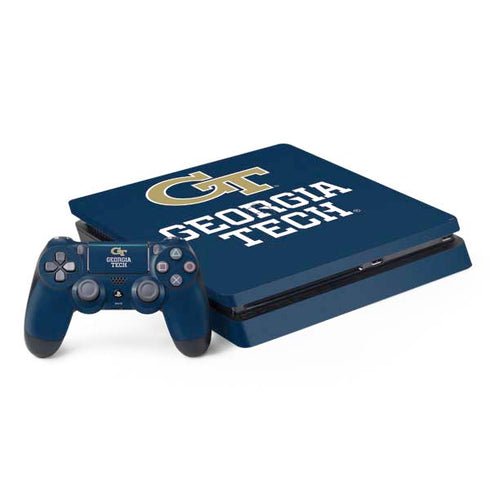 Georgia Institute of Technology GT Blue PS4 Slim Bundle Skin