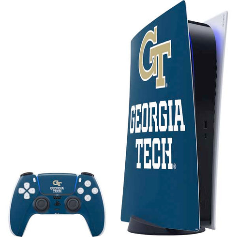 Georgia Institute of Technology GT Blue PS5 Digital Edition Bundle Skin