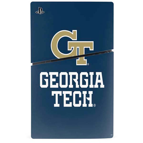 Georgia Institute of Technology GT Blue PS5 Slim Digital Edition Bundle Skin