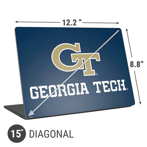 Georgia Institute of Technology GT Blue Universal Laptop 15in (12.2 x 8.8in) Skin