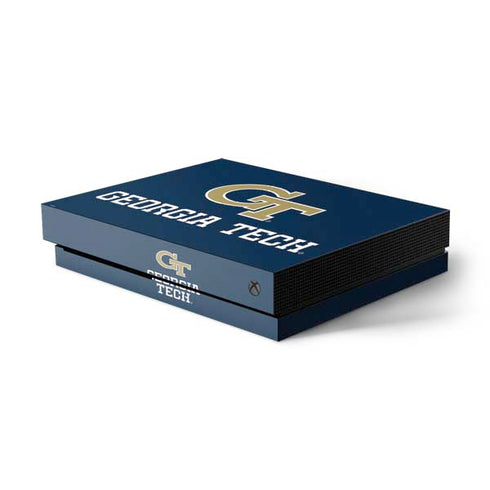 Georgia Institute of Technology GT Blue Xbox One X Console Skin