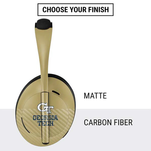 Georgia Institute of Technology Gold LogoType GT Bose Noise Cancelling Headphones 700 Skin