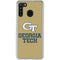 Georgia Institute of Technology Gold LogoType GT Galaxy A21 Clear Case