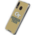 Georgia Institute of Technology Gold LogoType GT Galaxy A30 Clear Case