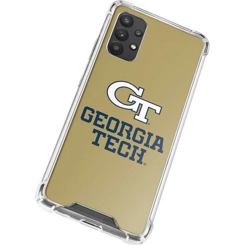 Georgia Institute of Technology Gold LogoType GT Galaxy A32 5G Clear Case