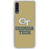 Georgia Institute of Technology Gold LogoType GT Galaxy A50 Clear Case