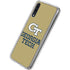 Georgia Institute of Technology Gold LogoType GT Galaxy A50 Clear Case