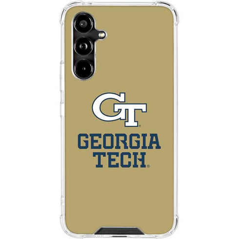 Georgia Institute of Technology Gold LogoType GT Galaxy A54 5G Clear Case