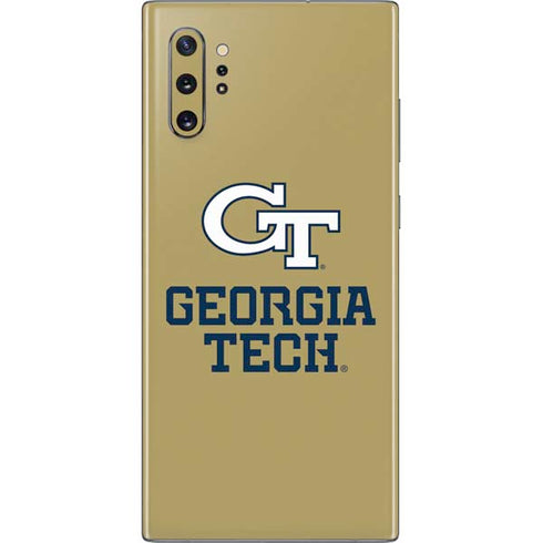 Georgia Institute of Technology Gold LogoType GT Galaxy Note 10 Plus Skin
