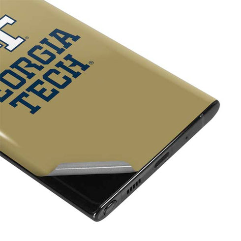 Georgia Institute of Technology Gold LogoType GT Galaxy Note 10 Plus Skin