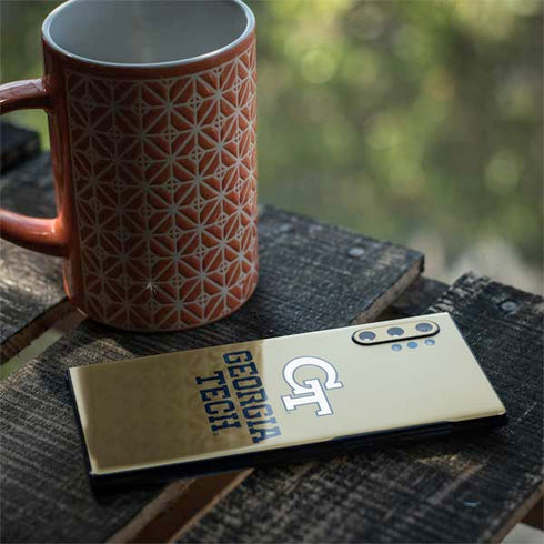 Georgia Institute of Technology Gold LogoType GT Galaxy Note 10 Plus Skin