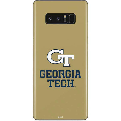 Georgia Institute of Technology Gold LogoType GT Galaxy Note 8 Skin