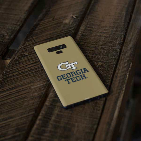 Georgia Institute of Technology Gold LogoType GT Galaxy Note 9 Skin