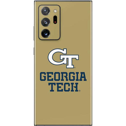 Georgia Institute of Technology Gold LogoType GT Galaxy Note20 Ultra 5G Skin