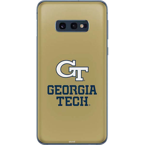 Georgia Institute of Technology Gold LogoType GT Galaxy S10e Skin