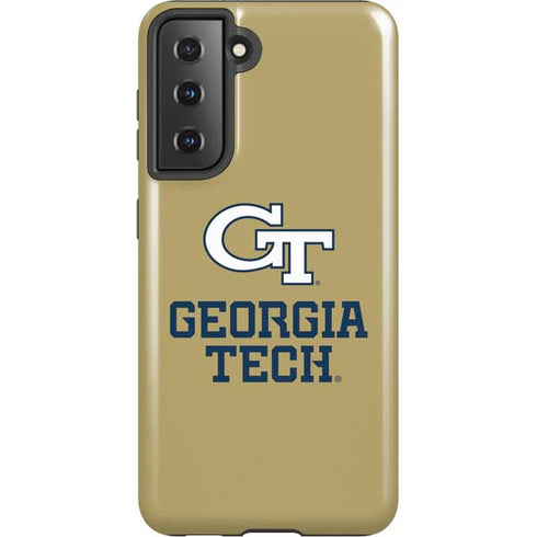Georgia Institute of Technology Gold LogoType GT Galaxy S21 5G Pro Case