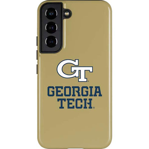 Georgia Institute of Technology Gold LogoType GT Galaxy S22 Pro Case