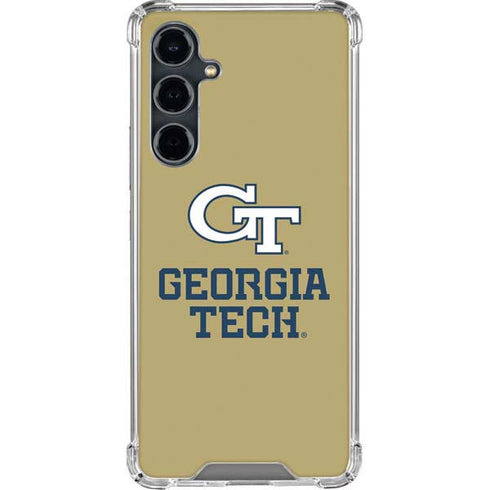 Georgia Institute of Technology Gold LogoType GT Galaxy S23 FE Clear Case