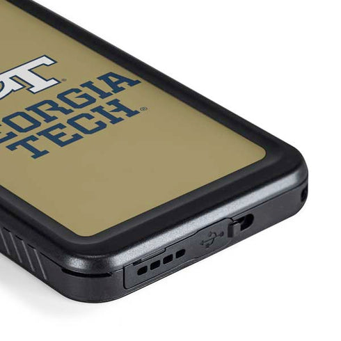 Georgia Institute of Technology Gold LogoType GT Galaxy S23 Plus Waterproof Case