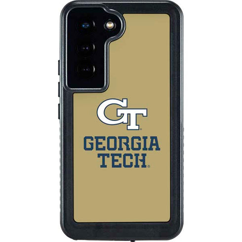 Georgia Institute of Technology Gold LogoType GT Galaxy S23 Waterproof Case