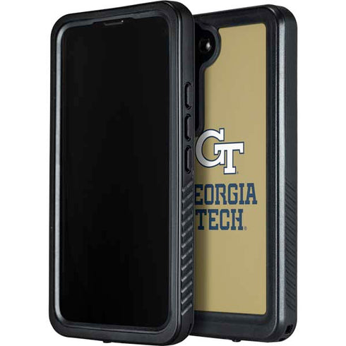 Georgia Institute of Technology Gold LogoType GT Galaxy S23 Waterproof Case