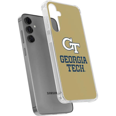 Georgia Institute of Technology Gold LogoType GT Galaxy S24 Plus Clear Case