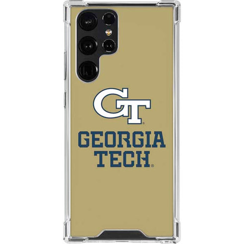 Georgia Institute of Technology Gold LogoType GT Galaxy S24 Ultra Clear Case