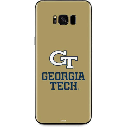 Georgia Institute of Technology Gold LogoType GT Galaxy S8 Plus Skin