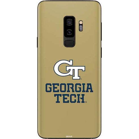 Georgia Institute of Technology Gold LogoType GT Galaxy S9 Plus Skin