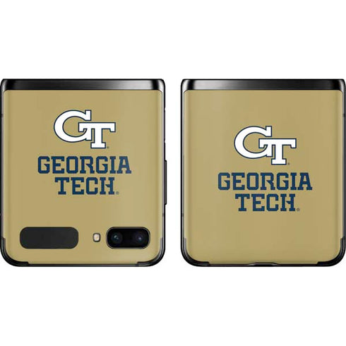 Georgia Institute of Technology Gold LogoType GT Galaxy Z Flip Skin