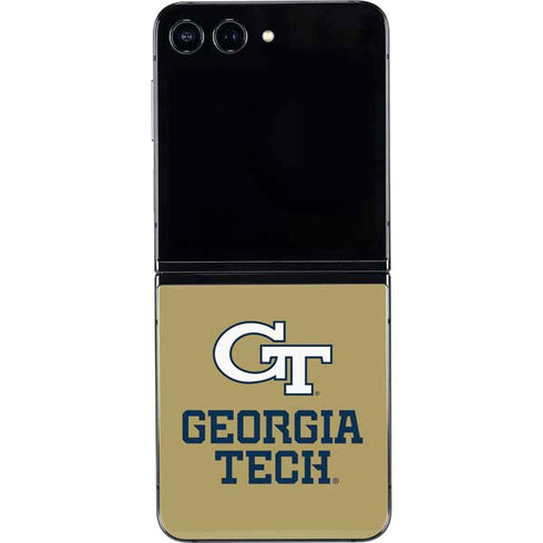 Georgia Institute of Technology Gold LogoType GT Galaxy Z Flip5 5G Skin
