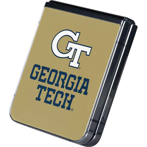 Georgia Institute of Technology Gold LogoType GT Galaxy Z Flip5 5G Skin