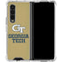 Georgia Institute of Technology Gold LogoType GT Galaxy Z Fold4 5G Clear Case