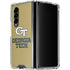 Georgia Institute of Technology Gold LogoType GT Galaxy Z Fold4 5G Clear Case