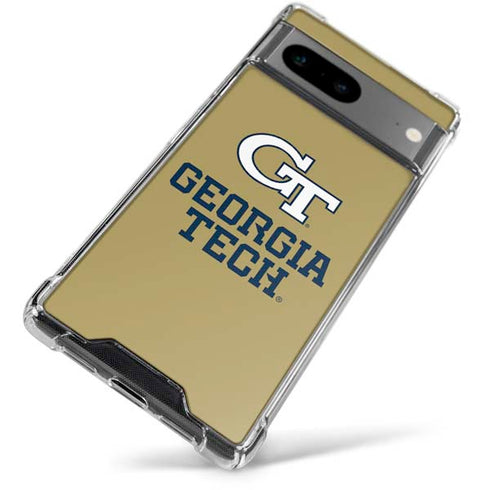Georgia Institute of Technology Gold LogoType GT Google Pixel 8 Clear Case