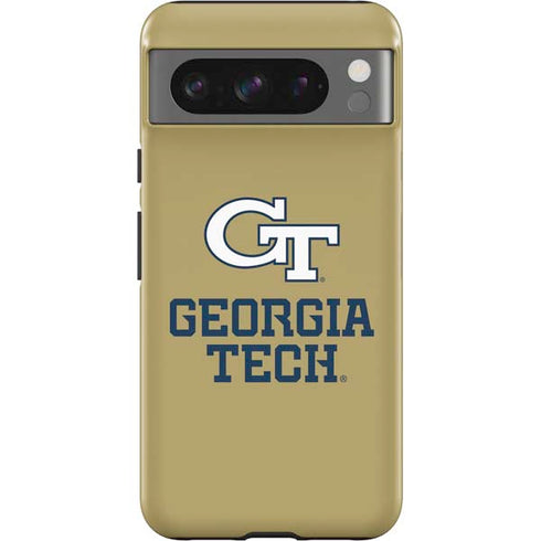 Georgia Institute of Technology Gold LogoType GT Google Pixel 8 Pro Impact Case