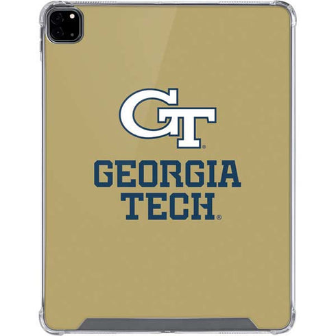 Georgia Institute of Technology Gold LogoType GT iPad Pro 12.9in (2020) Clear Case