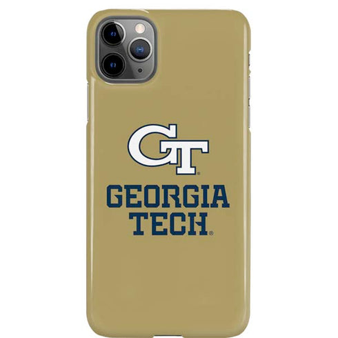 Georgia Institute of Technology Gold LogoType GT iPhone 11 Pro Max Lite Case